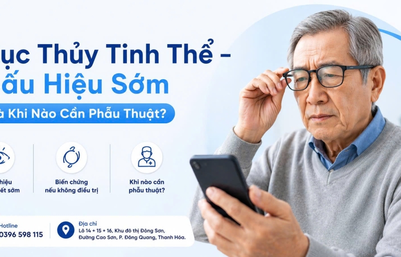 Đục Thủy Tinh Thể – Dấu Hiệu Sớm Và Khi Nào Cần Phẫu Thuật?