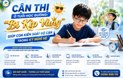 CẬN THỊ Ở TUỔI HỌC ĐƯỜNG: 