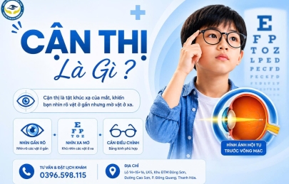 CẬN THỊ Ở TRẺ EM: DẤU HIỆU NHẬN BIẾT SỚM VÀ CÁC PHƯƠNG PHÁP KIỂM SOÁT TĂNG ĐỘ CẬN HIỆU QUẢ